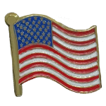USA Flag pin pic